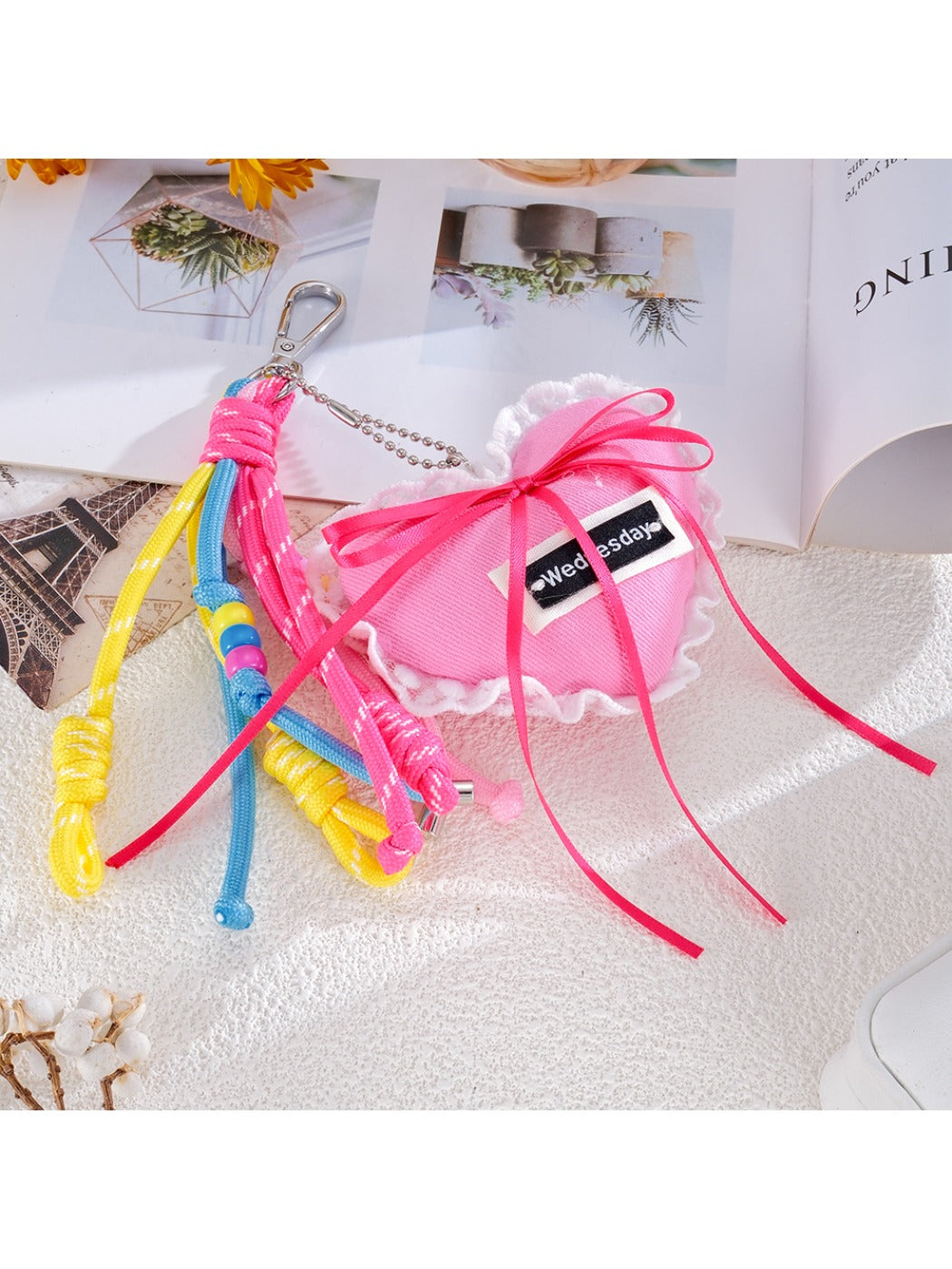 Keypus - Colorful Woven Rope Charm Keychain