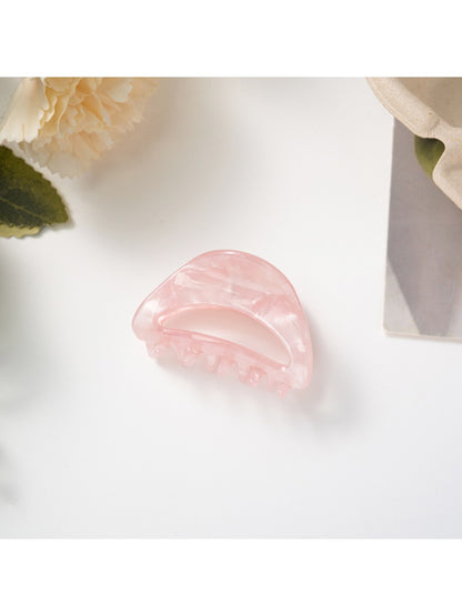 Beau - Macaron Openwork Half Moon Claw Clip