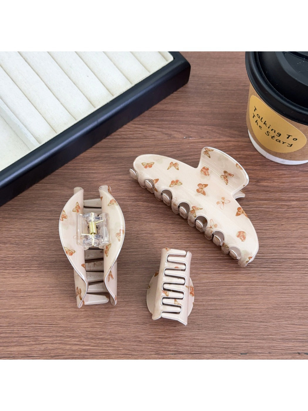 Beau - Elegant Butterfly Pattern Hair Claw Clip