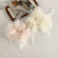 Gifty - Lace Ribbon Tail Elastic Fabric Scrunchie