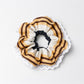 Gifty - Striped Lace Trim Scrunchie