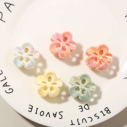 Beau - Iridescent Openwork Petal Flower Claw Clip