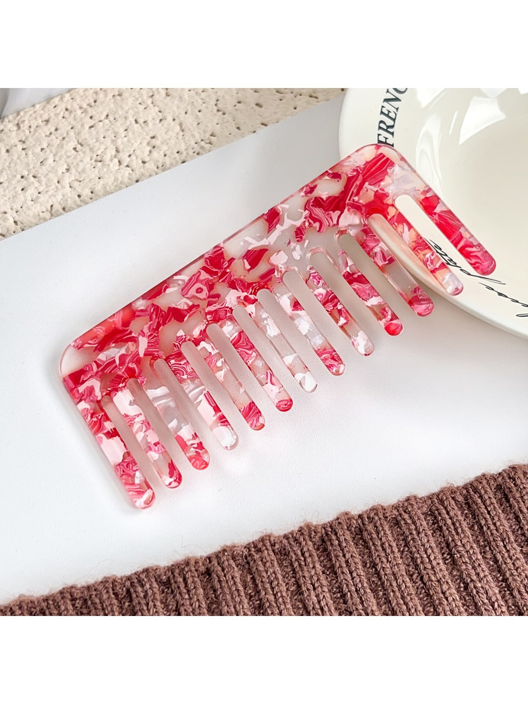 Camerow - Elegant Marble Comb Stylish Hair Accessory