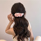 Beau - Polyester Blend Pleated Banana Clip