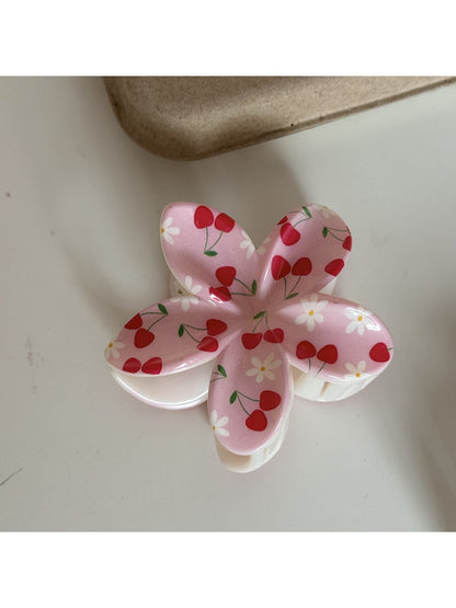 Beau - Adorable Plumeria Shaped Hair Claw Clip