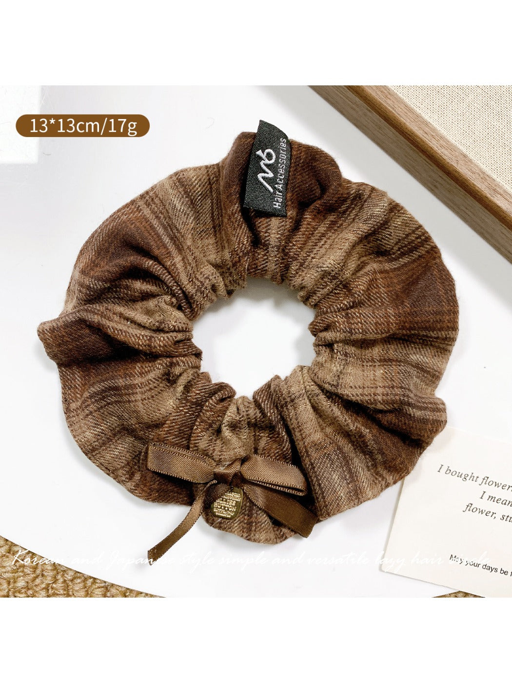 Gifty - Plaid Vintage Hair Ring