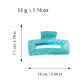 Beau - Geometric Hollow Acrylic Claw Hair Clip