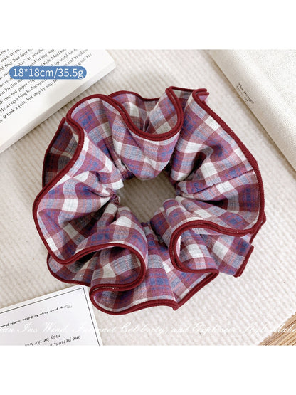Gifty - Gingham Scrunchie Hair Ties