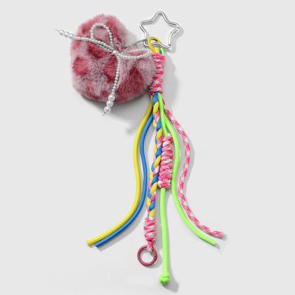 Keypus - Y2K Plush Heart Decorative Keychain