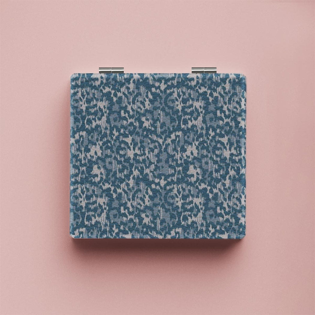 Mirroray - Retro Leopard Print Foldable Compact Mirror