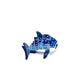 Beau - Glossy Whale Motif Acetate Claw Clip