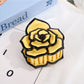 Beau - Rose Shape Plastic Floral Decorative Claw Clip