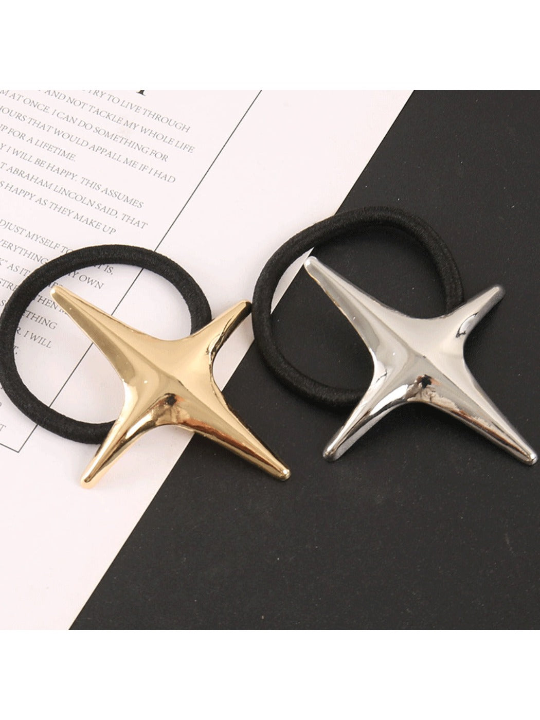 Gifty - Simple Star Print Hair Tie
