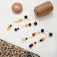 Earedge - Multicolor Bead Drop Earrings