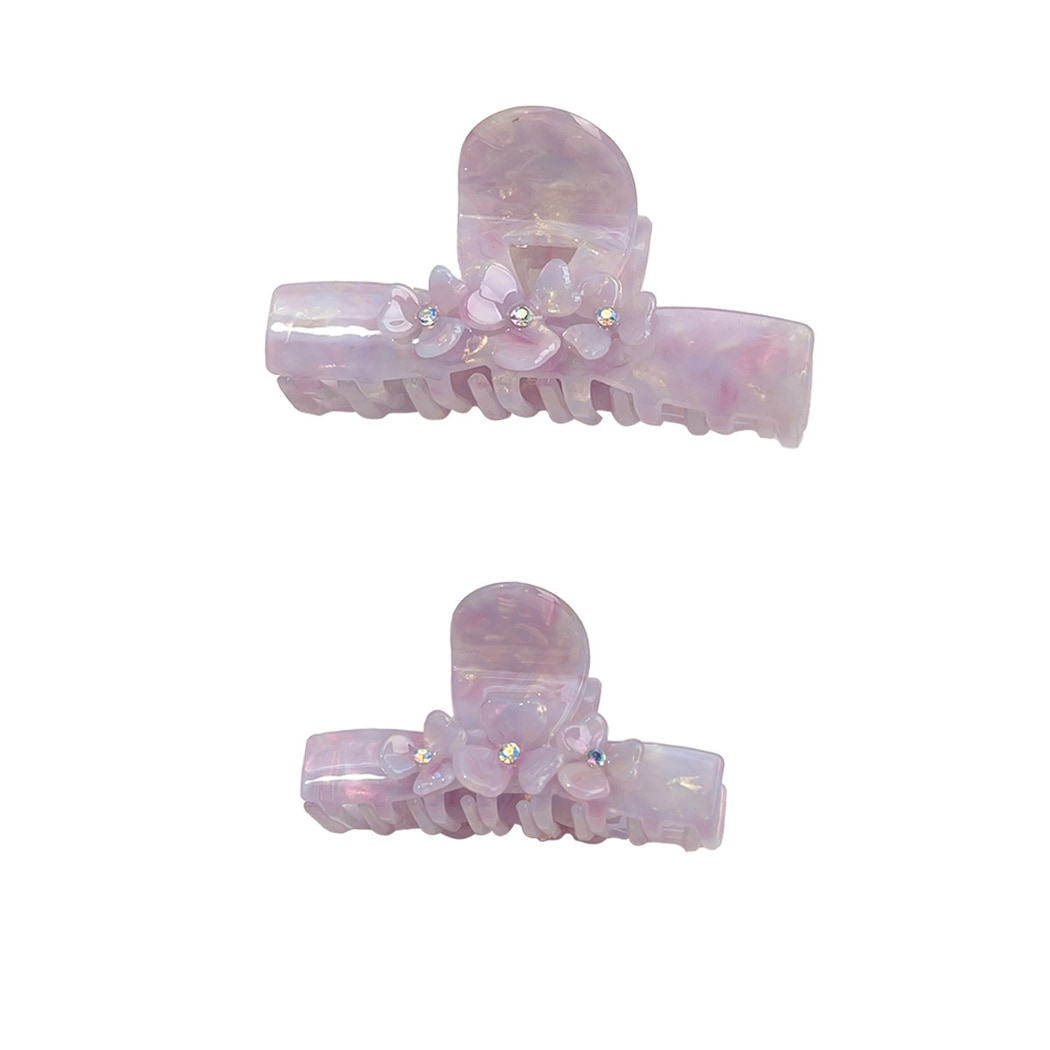 Beau - Pastel Petal Detail Fashion Claw Clip