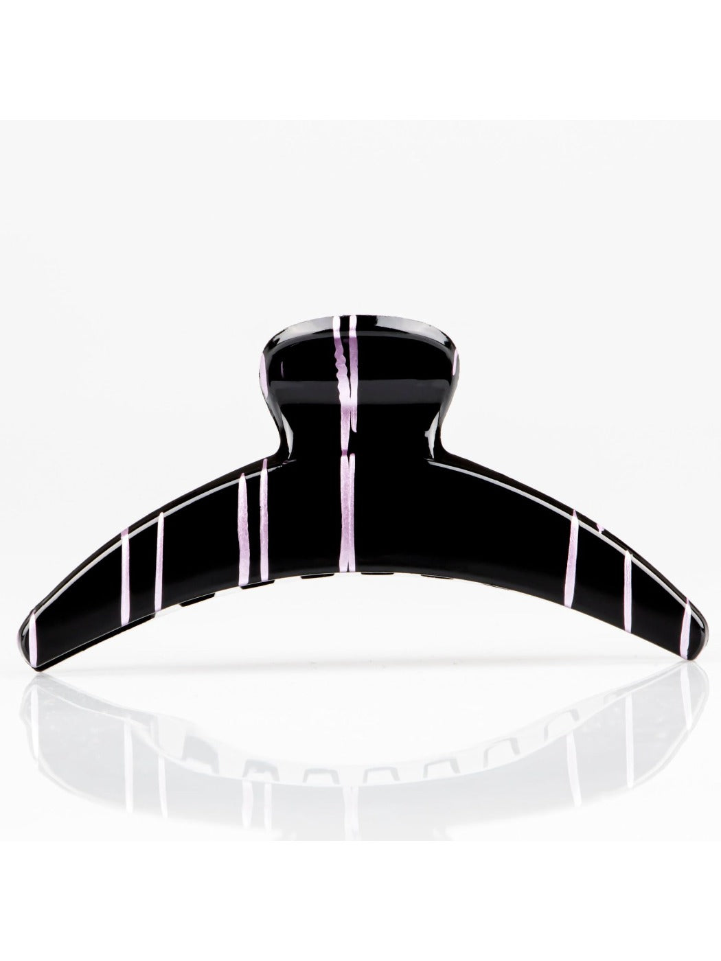 Beau - Minimalist Striped Crescent Hair Claw Clip