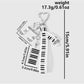 Keypus - Modern Minimalist Music Motif Keychain Bag Charm