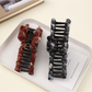 Beau - Retro Plaid Geometric Wrapped Claw Clip