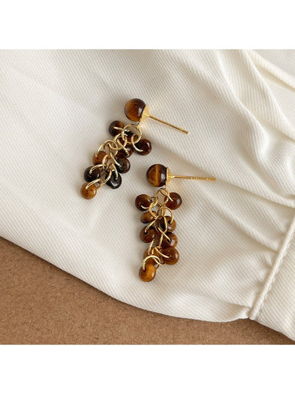 Earedge - Vintage Beaded Drop Earrings