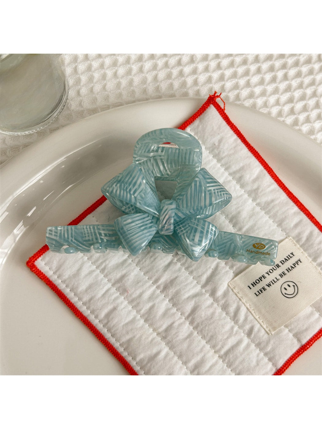 Beau - Elegant Bow Acetate Fiber Hair Claw Clip