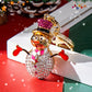 Keypus - Funny Snowman Christmas Theme Keychain