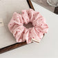 Gifty - Pleated Mesh Polka Dot Horse Print Scrunchie