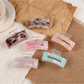 Beau - Iridescent Transparent Cutout Claw Clip