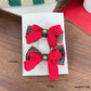 Beau - Christmas Classic Bow Bell Hair Clip