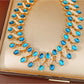 Nozari - Vintage Geometric Oval Rhinestone Necklace