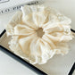 Gifty - Cream Apricot Lace Hair Tie