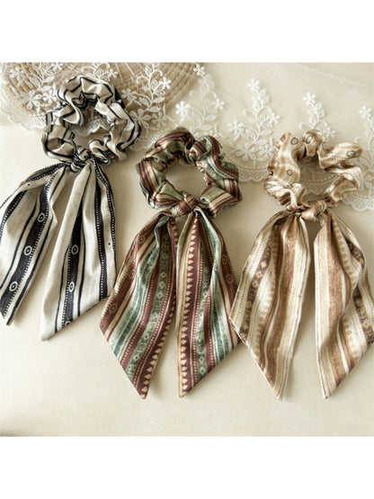 Gifty - Bohemian Satin Scrunchie with Flowing Ties