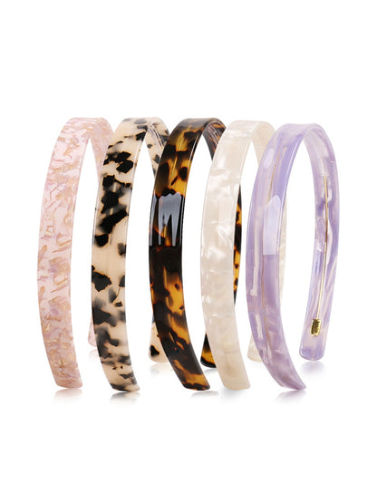 Gifty - Retro Acetate Fiber Marble Finish Headband