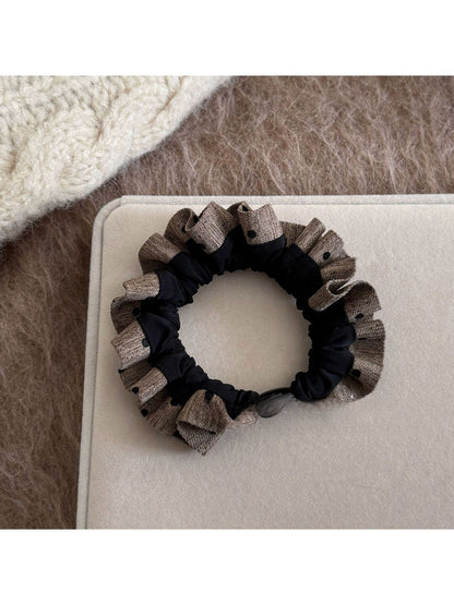 Gifty - Elegant Simple Color Edge Scrunchie