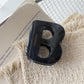 Beau - Minimalist B Shaped Hair Claw Clip