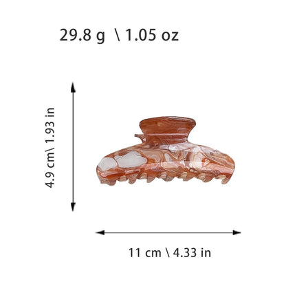 Beau - Vintage Marble Pattern Acrylic Claw Clip