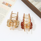 Beau - Maple Leaf Style Plated Hair Claw Clip