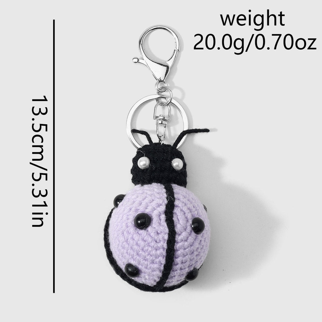 Keypus - Cute Cartoon Ladybug Keychain