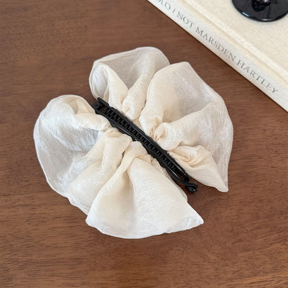 Beau - Soft Mesh Gathered Accent Banana Clip