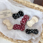 Beau - Retro Polka Dot Bow Duckbill Hair Clip