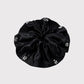Gifty - Glossy Black Bead Accent Scrunchie