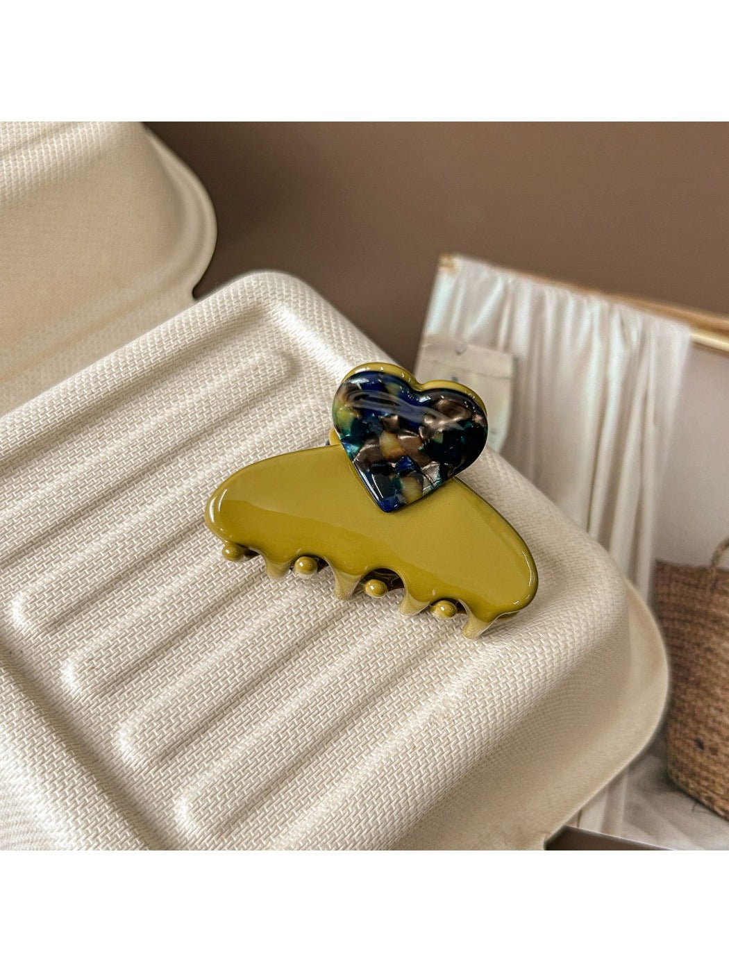 Beau - Sweet Heart Ombre Claw Clip
