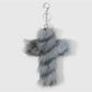 Keypus - Y2K Plush Cross Shape Bag Charm Keychain