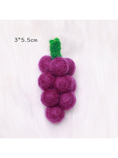 Feltery - Cute Fruit Felt Brooch 3D Cartoon
