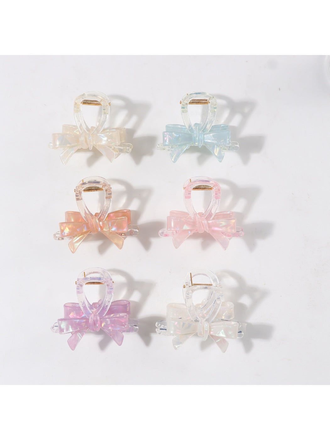 Beau - Macaron Colored Bow Shaped Claw Clip