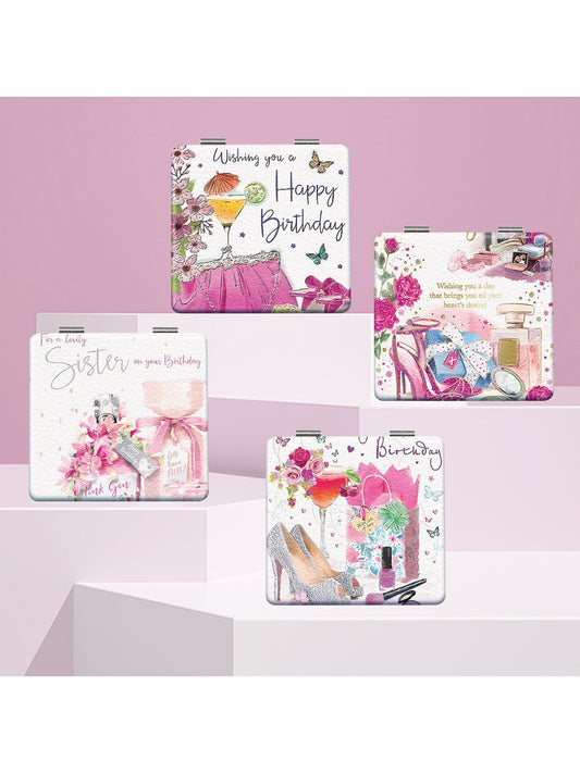 Mirroray - Cartoon Style Foldable Pocket Makeup Mirror