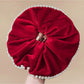 Gifty - Solid Color Velvet Scrunchie Hair Tie