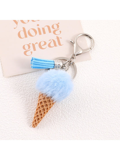 Keypus - Plastic Ice Cream Bag Charm Keychain