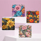 Mirroray - Bright Floral Print Foldable Portable Makeup Mirror