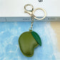 Keypus - Mango Shape Alloy and PVC Bag Charm Keychain