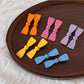 Beau - Dotted Bow Side Bang Barrette Hair Clip